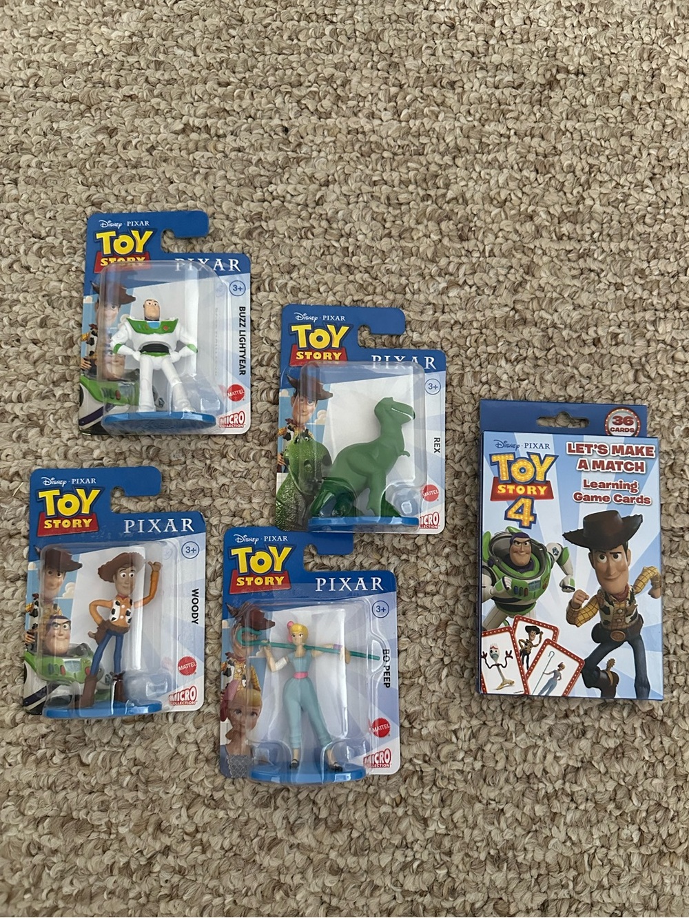 Disney Pixar Toy Story Mini Collections Figure Pack & Match Game